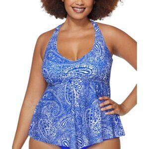 NWT Raisins Curve Aviva V-Neck Tankini